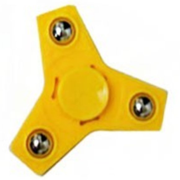 Yellow Fidget Hand Spinner NWT - Picture 1 of 3